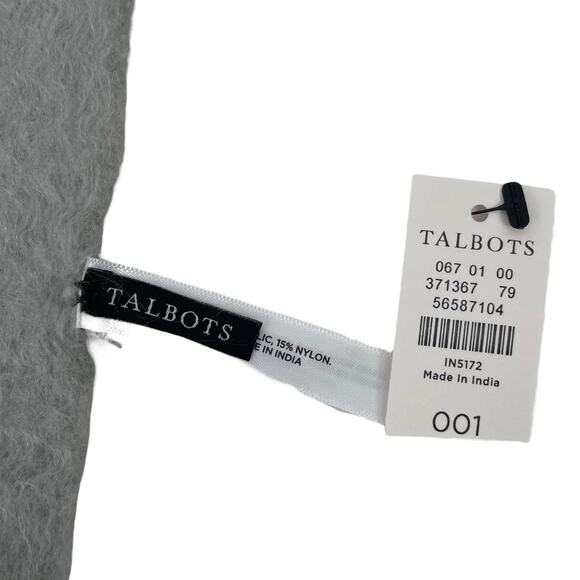 Talbots Colorblock Luxe Oversized Blanket Scarf Multi Color Pastel - Picture 7 of 10